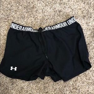 Black under armour shorts